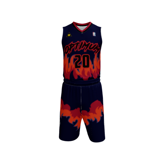 Packages Fire Double Ply Reversible Basketball Set. (x 10)