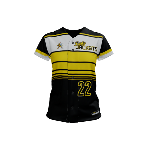 Ladies Custom Jerseys Astro Custom Ladies Premier Full Button Cap Sleeve Jersey. (x 12)