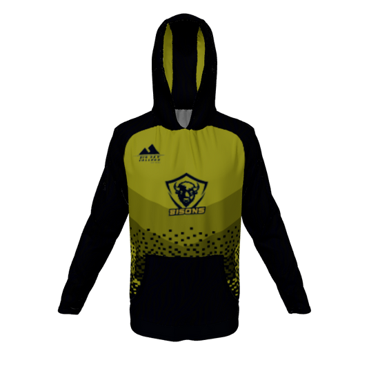 Hoodies Chevron Long Sleeve Hoodie w/Pocket. (x 1)