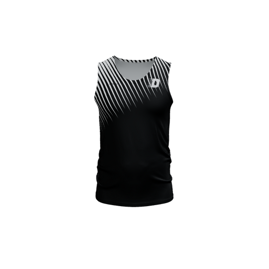 Mens Jerseys Burst Track Fitted Singlet. (x 1)