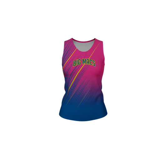 Ladies Custom Jerseys Flash Ladies Fitted Track Singlet. (x 29)