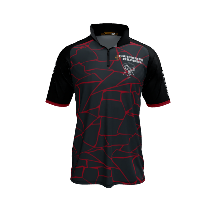 Collared Shirts Broken QTR Zip Short Sleeve. (x 2)