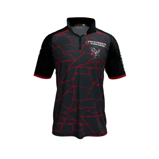 Collared Shirts Broken QTR Zip Short Sleeve. (x 2)