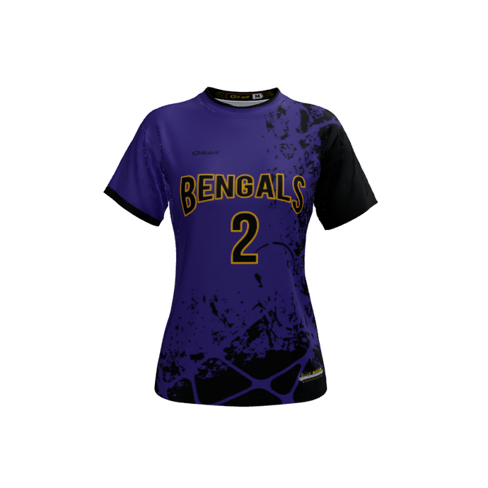 Ladies Custom Jerseys Racer Crew Neck ECO Ladies Jerseys. (x 7)