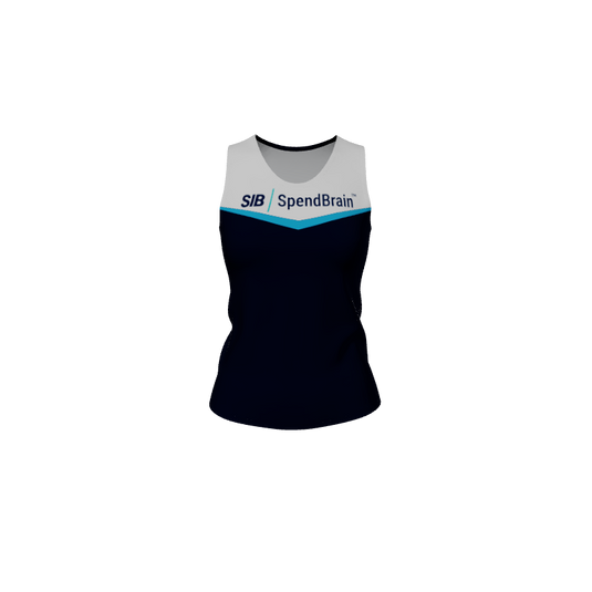 Ladies Custom Jerseys V-Cut Ladies Fitted Track Singlet. (x 1)