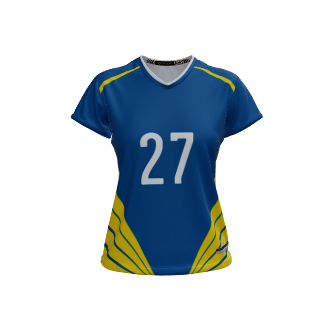 Ladies Custom Jerseys Valkyrie 2.0 Ladies V-Neck Cap-Sleeve 2.50. (x 1)