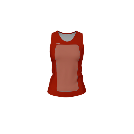 Ladies Custom Jerseys Core Ladies Fitted Track Singlet. (x 1)