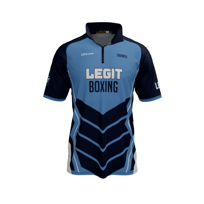 Collared Shirts Gamer QTR Zip Short Sleeve. (x 1)