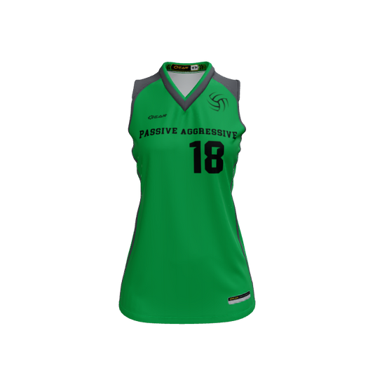 Ladies Custom Jerseys Core Trim Custom Ladies V-Neck Sleeveless Jersey. (x 1)