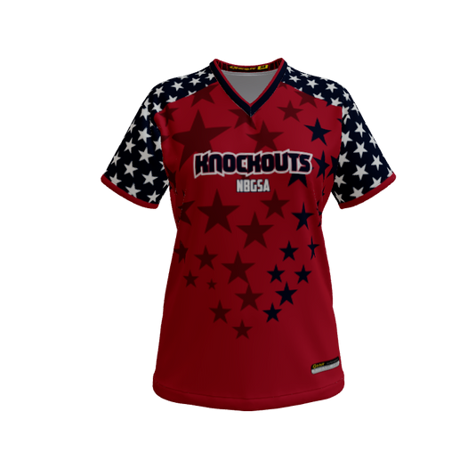 Ladies Custom Jerseys Pride Ladies Stars & Stripes. (x 30)