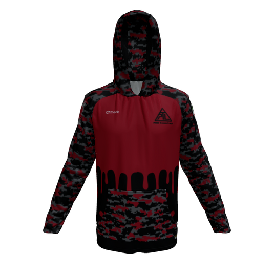 Hoodies Splash Lightweight Long Sleeve Hoodie w/Pocket. (x 1)