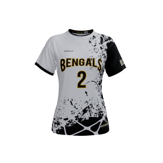 Ladies Custom Jerseys Racer Crew Neck ECO Ladies Jerseys. (x 18)