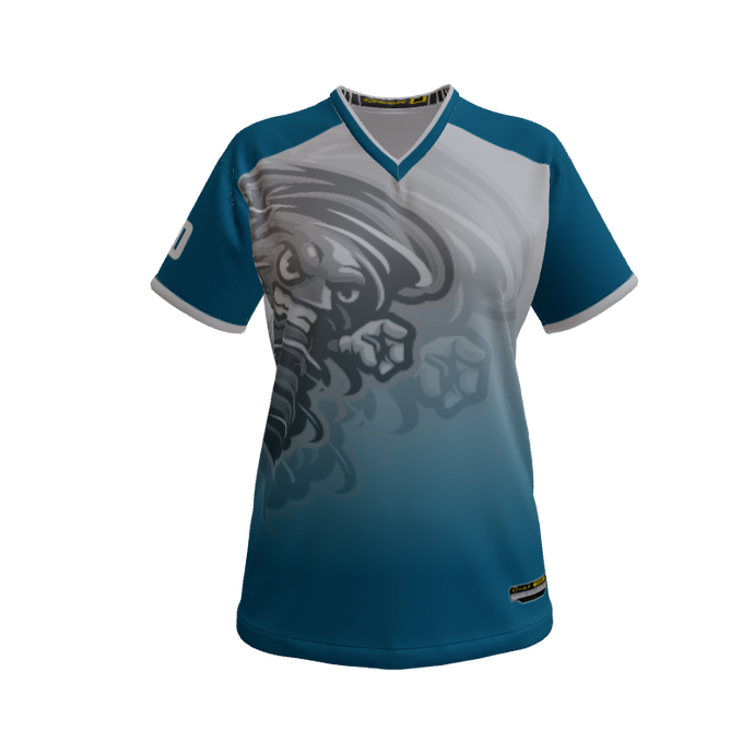 Ladies Custom Jerseys Tornados Ladies Mascots Short Sleeve. (x 1)