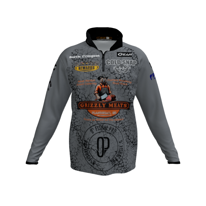 Collared Shirts Core QTR Zipped LS. (x 1)