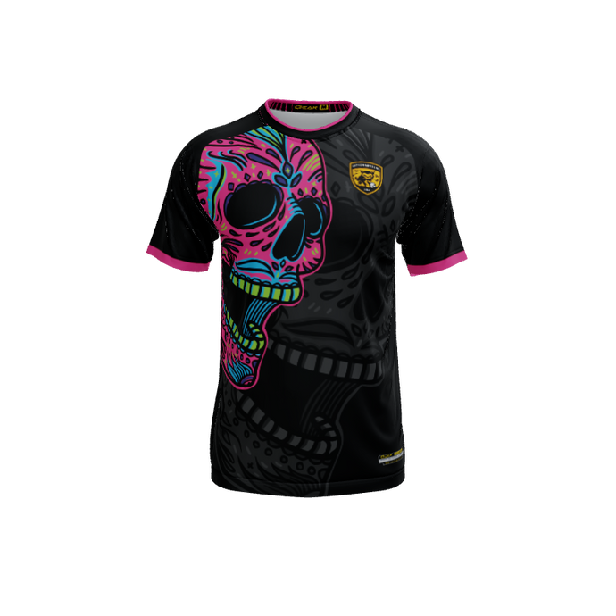 Mens Jerseys Skull Candy Mascot Crew Neck Short Sleeve Jersey. (x 1)