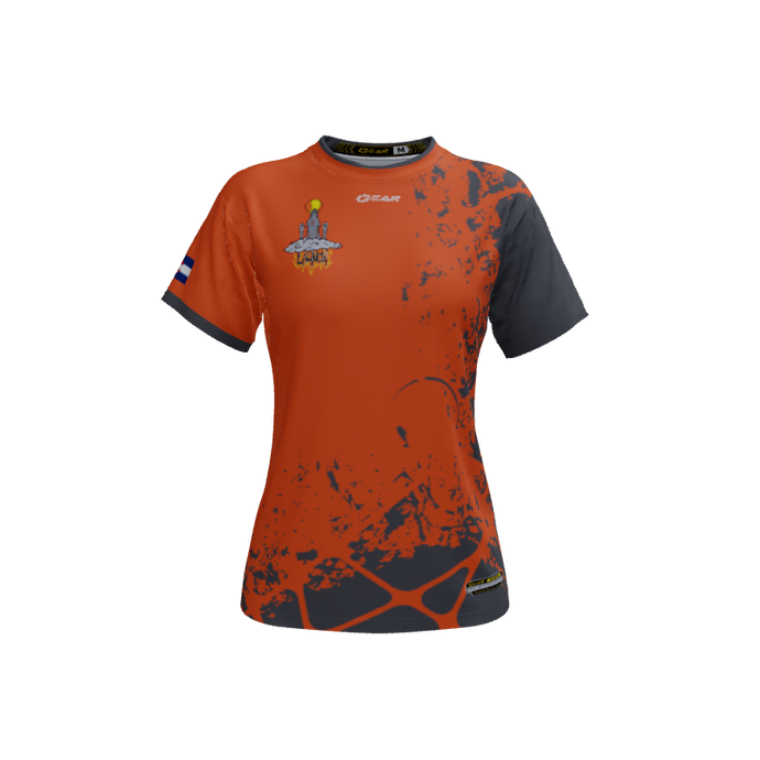 Ladies Custom Jerseys Racer Crew Neck ECO Ladies Jerseys. (x 2)