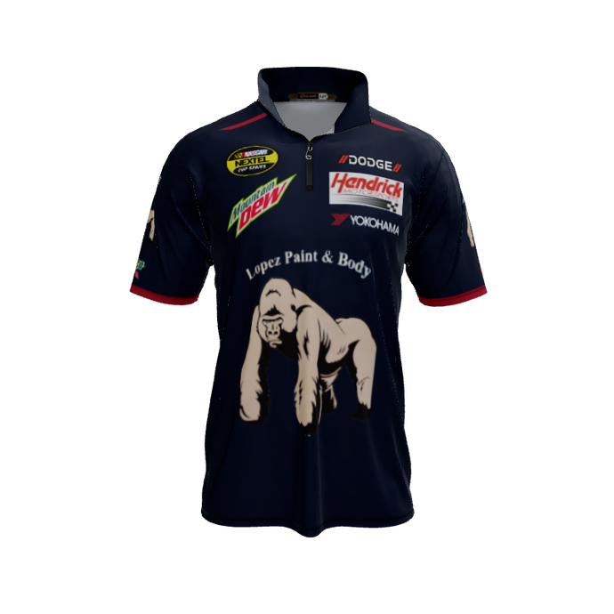 Collared Shirts Lazer QTR Zip Short Sleeve. (x 2)