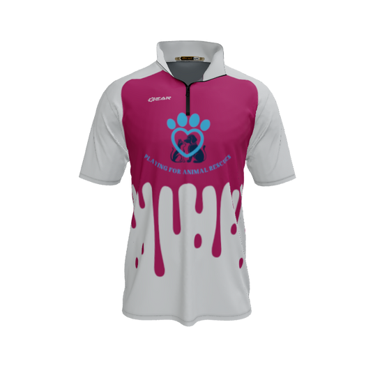 Collared Shirts Splash QTR Zip Short Sleeve. (x 1)