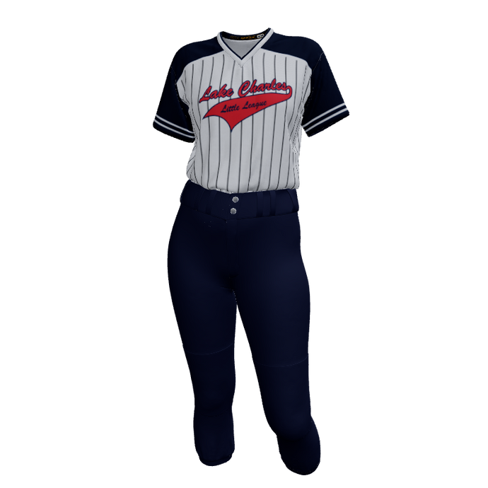 Packages Fly Ladies Softball V-Neck Short Sleeve 2.50 Sets. (x 50)