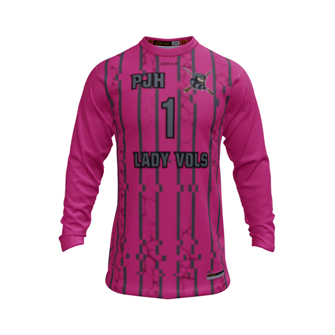 Mens Jerseys Glitch Long Sleeve Crew Neck Jersey. (x 1)