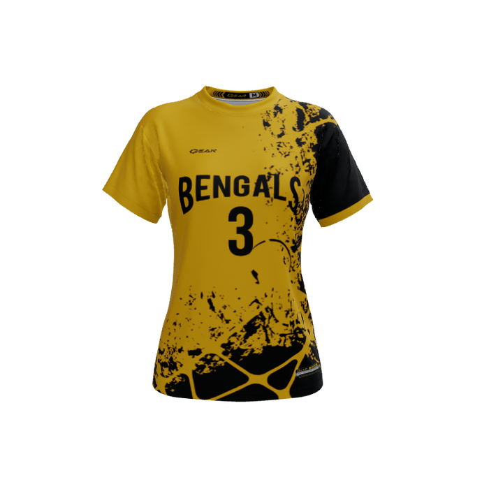 Ladies Custom Jerseys Racer Crew Neck ECO Ladies Jerseys. (x 22)