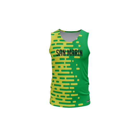 Mens Jerseys Dash Track Fitted Singlet. (x 4)
