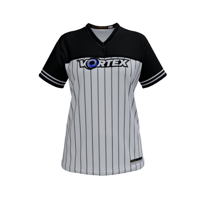Ladies Custom Jerseys Triple Ladies V-Neck Short Sleeve 2.50. (x 1)