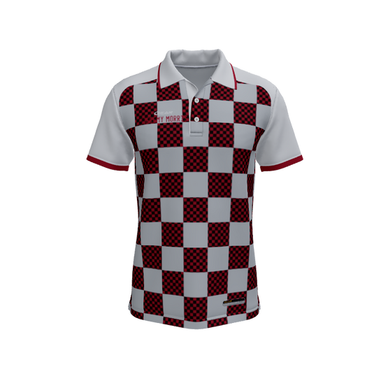 Mens Polos Checker Custom Polo V3. (x 1)