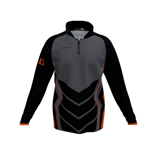 Collared Shirts Gamer QTR Zipped LS. (x 1)