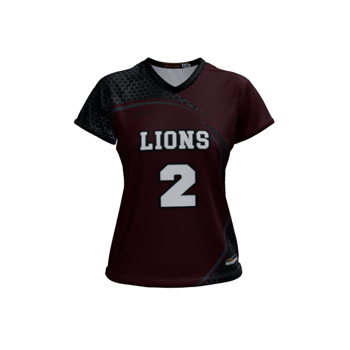 Ladies Custom Jerseys Sol 2.0 Ladies V-Neck Cap-Sleeve 2.50. (x 29)