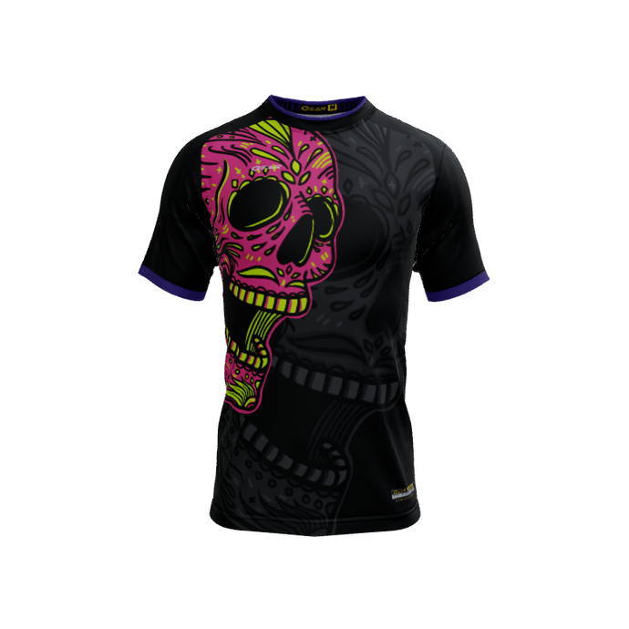 Mens Jerseys Skull Candy Mascot Crew Neck Short Sleeve Jersey. (x 1)