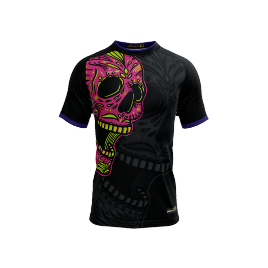 Mens Jerseys Skull Candy Mascot Crew Neck Short Sleeve Jersey. (x 1)