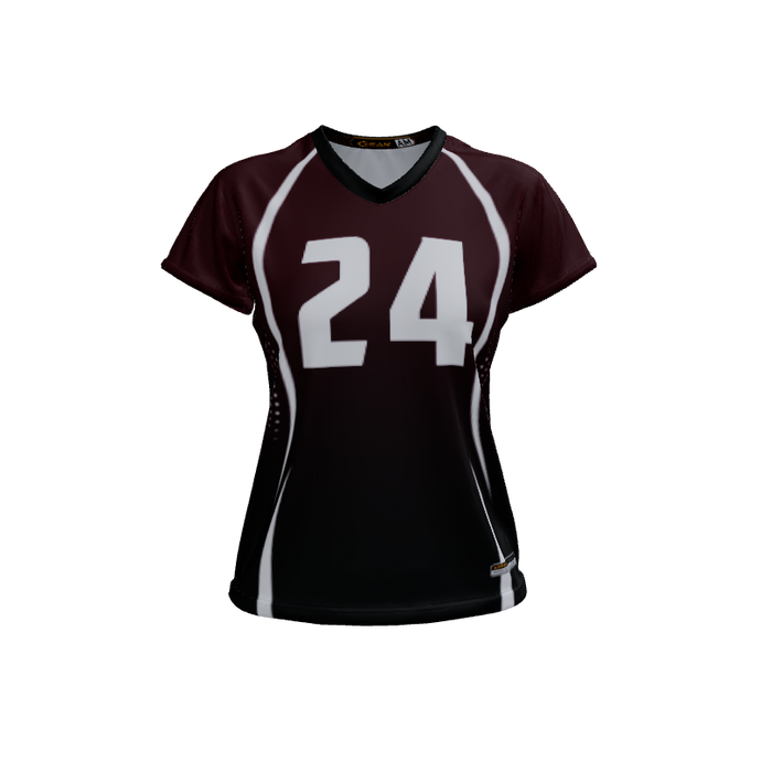Ladies Custom Jerseys Dublin Ladies V-Neck Cap-Sleeve 2.50. (x 17)
