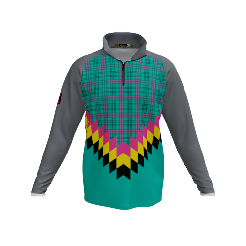 Collared Shirts America QTR Zipped LS. (x 2)