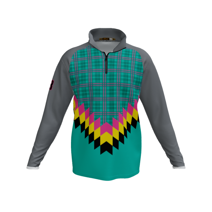 Collared Shirts America QTR Zipped LS. (x 2)