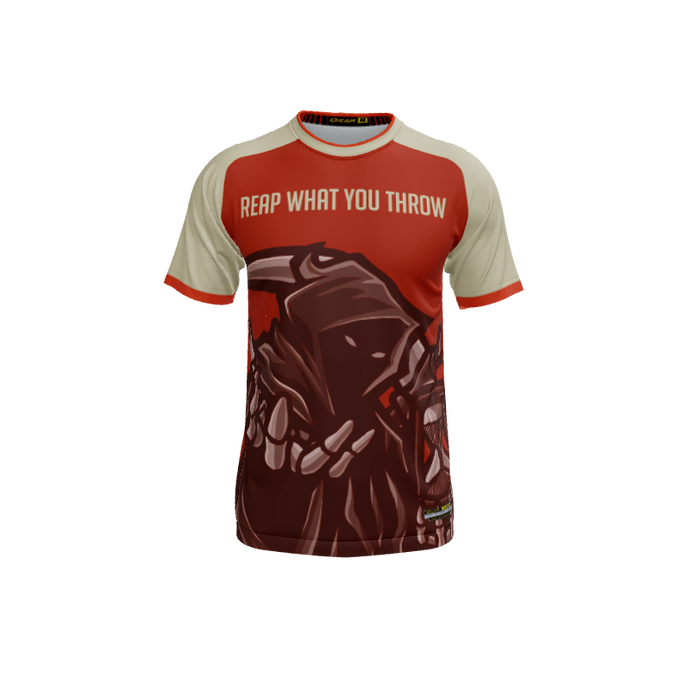Mens Jerseys Reaper Mascot Crew Neck Short Sleeve Jersey. (x 3)