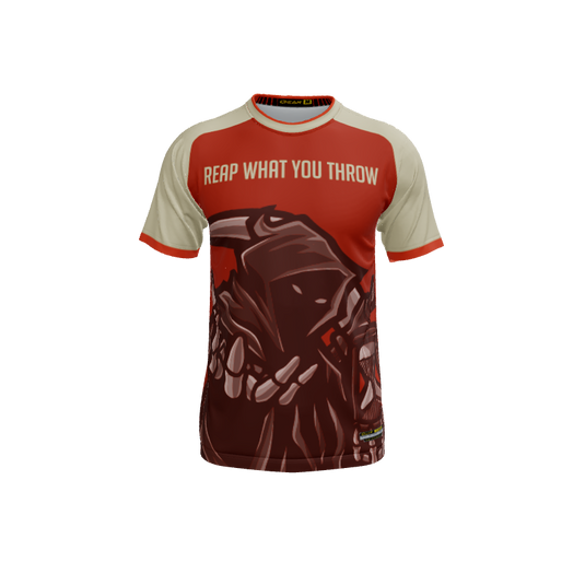 Mens Jerseys Reaper Mascot Crew Neck Short Sleeve Jersey. (x 3)