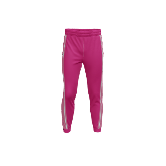 Mens Custom Pants Wide Stripe Active Zipped Leg Jogger. (x 1)
