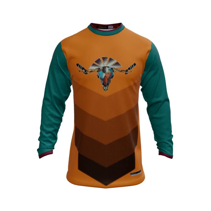Mens Jerseys Chevron Long Sleeve Crew Neck Jersey. (x 4)
