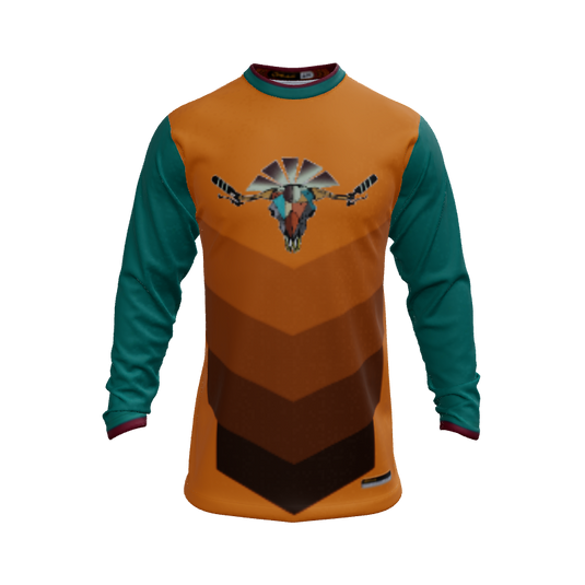 Mens Jerseys Chevron Long Sleeve Crew Neck Jersey. (x 4)