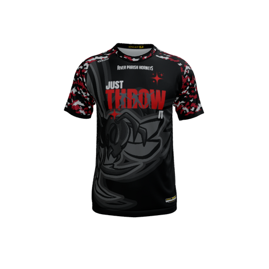 Mens Jerseys Hornet Mascot Crew Neck Short Sleeve Jersey. (x 1)