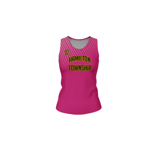 Ladies Custom Jerseys Burst Ladies Fitted Track Singlet. (x 14)
