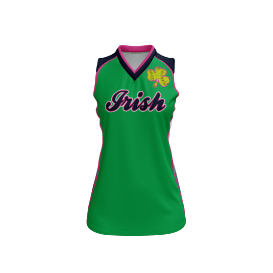 Ladies Custom Jerseys Zero Custom Ladies V-Neck Sleeveless Jersey. (x 7)