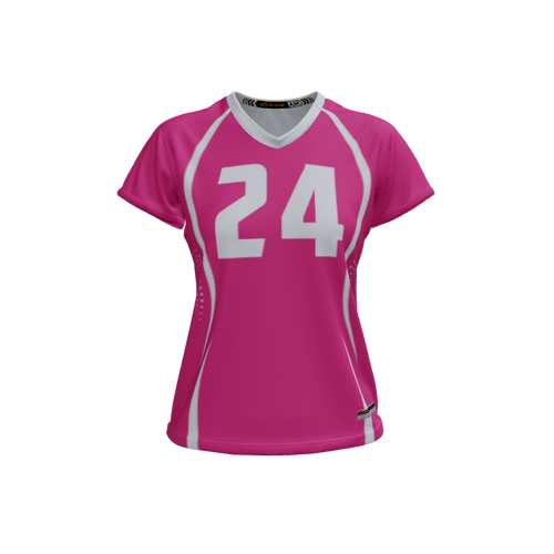 Ladies Custom Jerseys Dublin Ladies V-Neck Cap-Sleeve 2.50. (x 12)