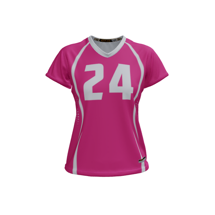 Ladies Custom Jerseys Dublin Ladies V-Neck Cap-Sleeve 2.50. (x 12)