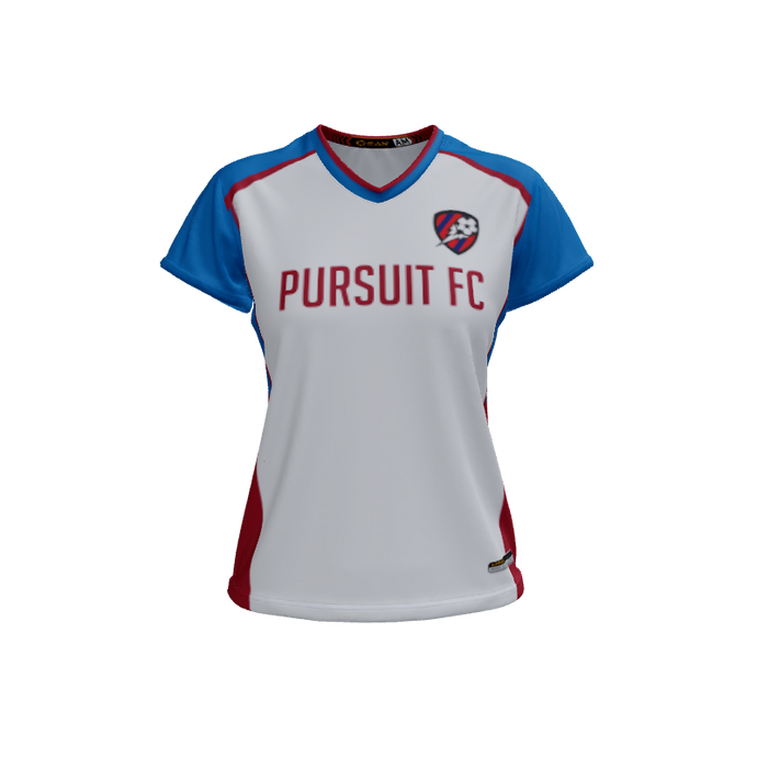 Ladies Custom Jerseys Bombshell 2.0 Ladies V-Neck Cap-Sleeve 2.50. (x 1)