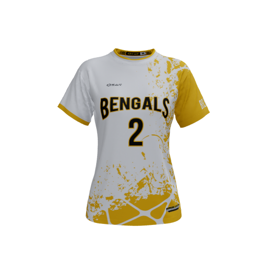 Ladies Custom Jerseys Racer Crew Neck ECO Ladies Jerseys. (x 19)