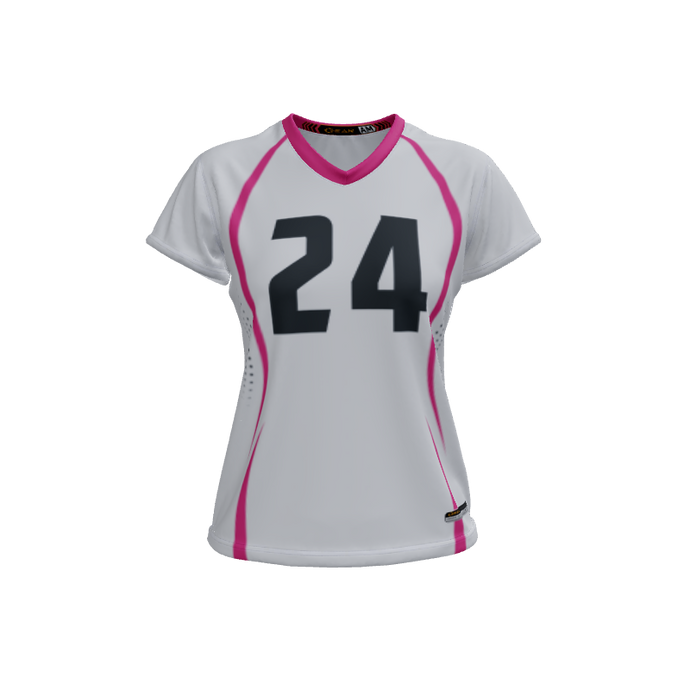 Ladies Custom Jerseys Dublin Ladies V-Neck Cap-Sleeve 2.50. (x 15)