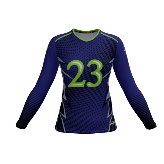 Ladies Custom Jerseys Hawk Ladies Long Sleeve Jersey. (x 24)