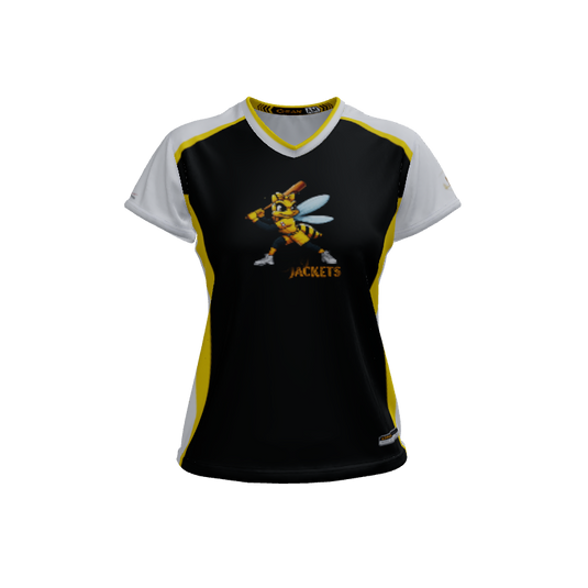 Ladies Custom Jerseys Oasis 2.0 Ladies V-Neck Cap-Sleeve 2.50. (x 2)